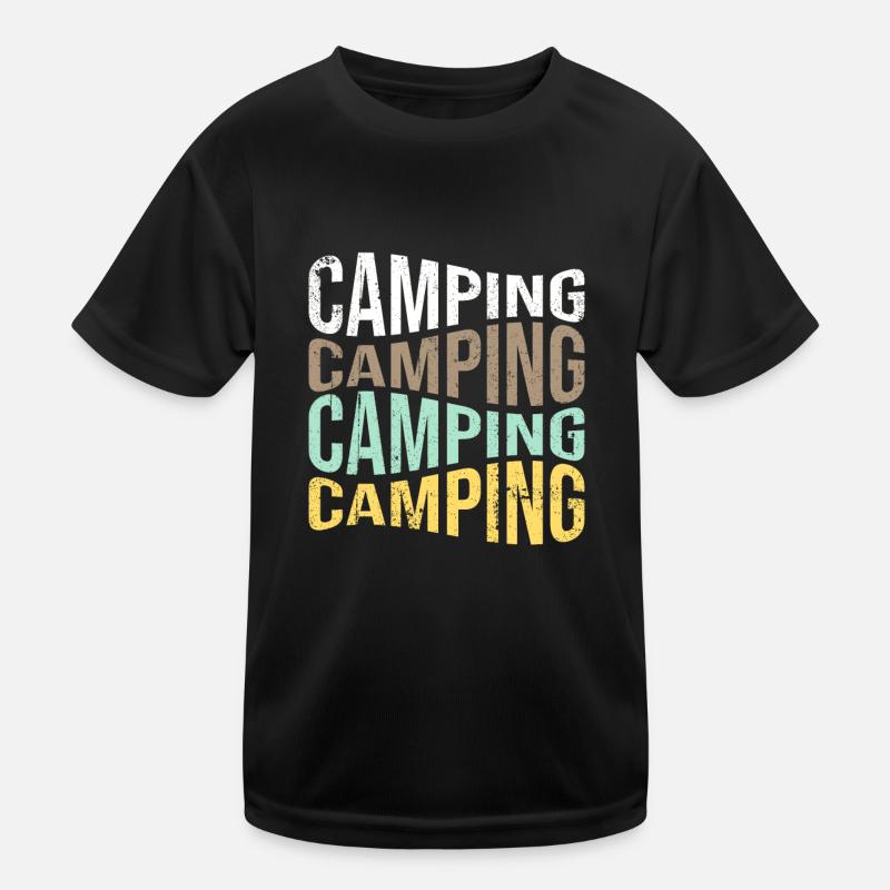 campen Kinder Funktions-T-Shirt