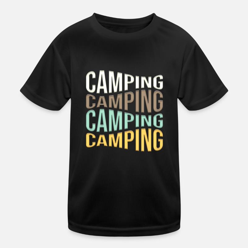 campen Kinder Funktions-T-Shirt