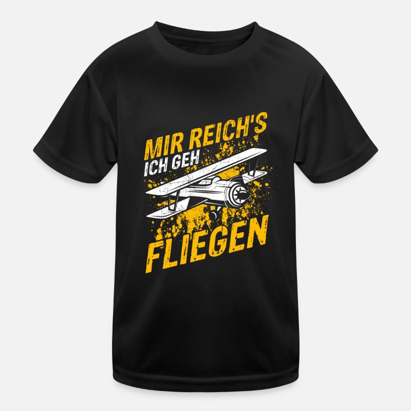 Helikopter Hubschrauber Spruch Abheben Flugzeug He Kinder Funktions-T-Shirt