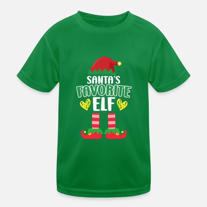 Santa's favorite elf Nicholas Kids Functional T-Shirt
