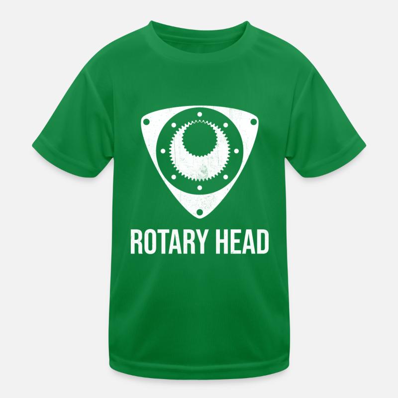 Rotary Engine Tuning Drift Rotary Head Kinder Funktions-T-Shirt