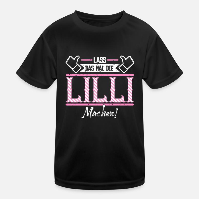 Lilli Geschenkidee Geschenk Geburtstag Kinder Funktions-T-Shirt