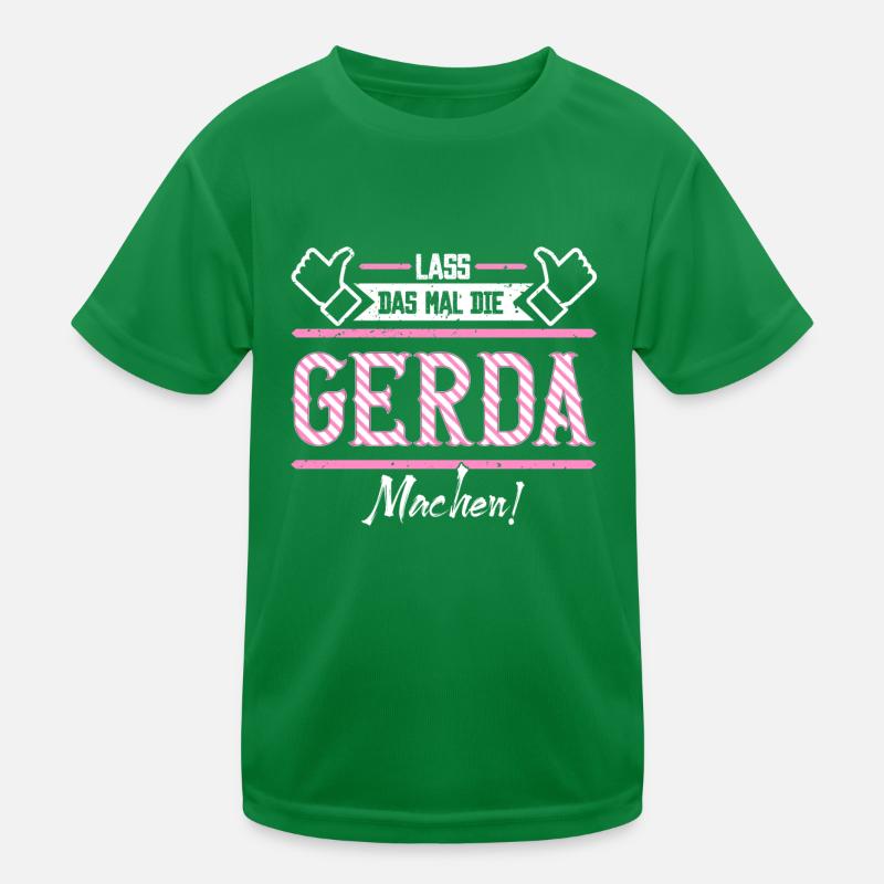 Gerda Geschenkidee Geschenk Geburtstag Kinder Funktions-T-Shirt