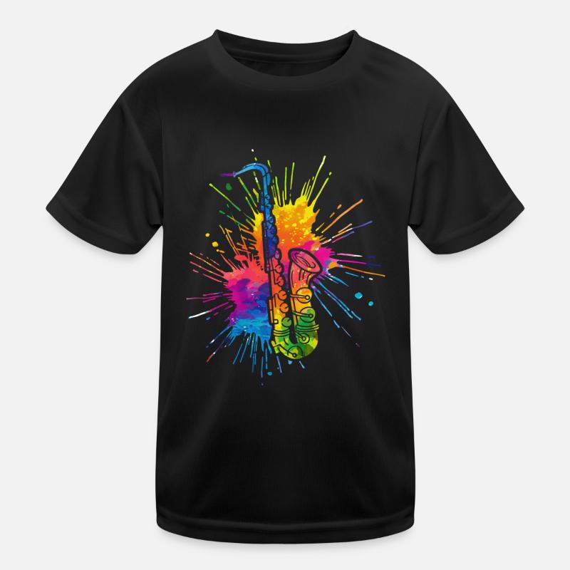 Saxofon, SAXofonist Kinder Funktions-T-Shirt