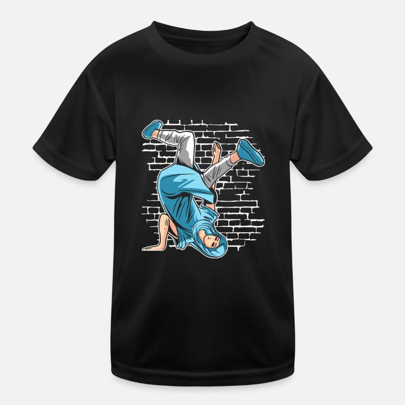 Breakdance Mary Mother of Jesus - Breakdancer Kids Functional T-Shirt