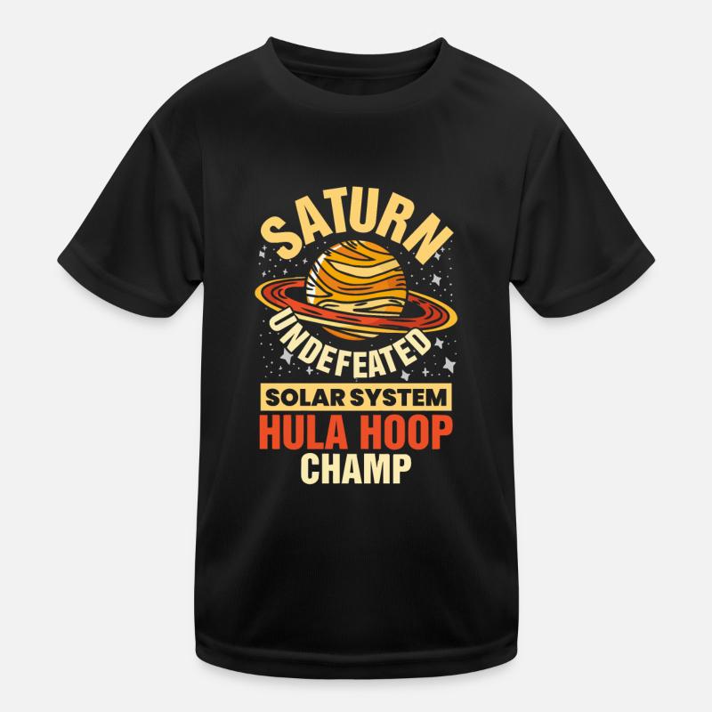 Saturn Planet, Planets, Universe Kids Functional T-Shirt