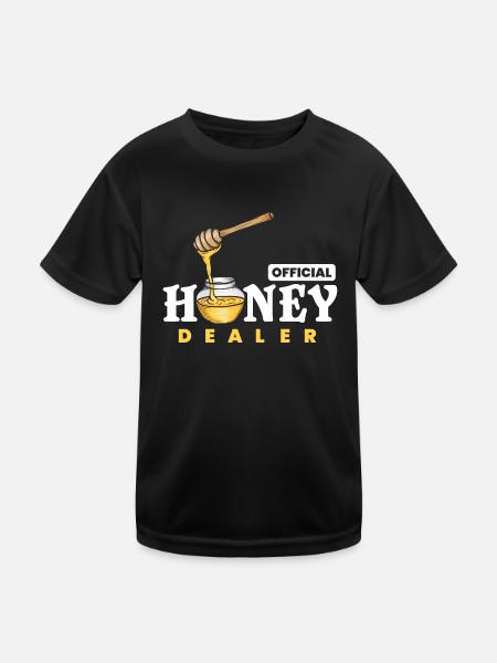 Honey Merchant, Honey Comp, - Kids Functional T-Shirt - black - Front