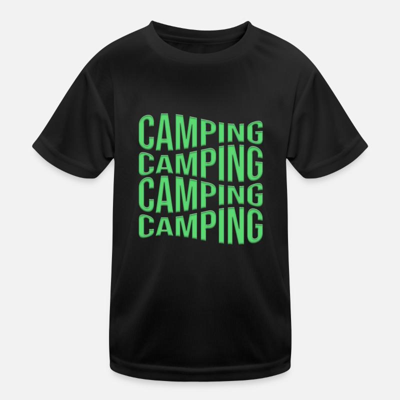 campen Kinder Funktions-T-Shirt