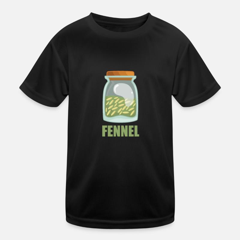 Fennel Gewürz Geschmack Essen Kochen Kinder Funktions-T-Shirt