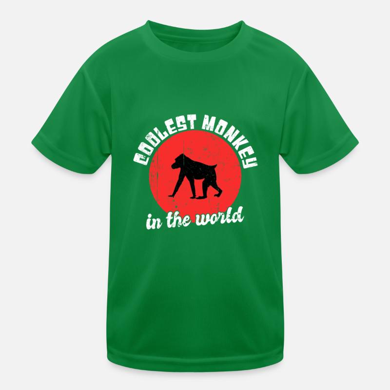 Cooler Affe Spruch Kinder Funktions-T-Shirt