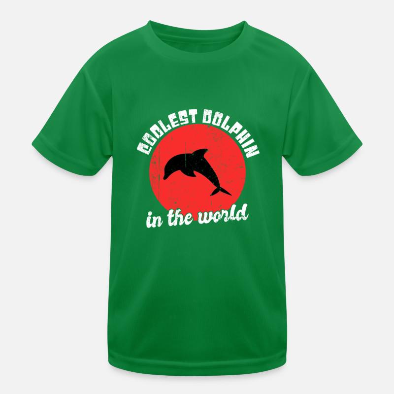Cooler Delfin Spruch Kinder Funktions-T-Shirt