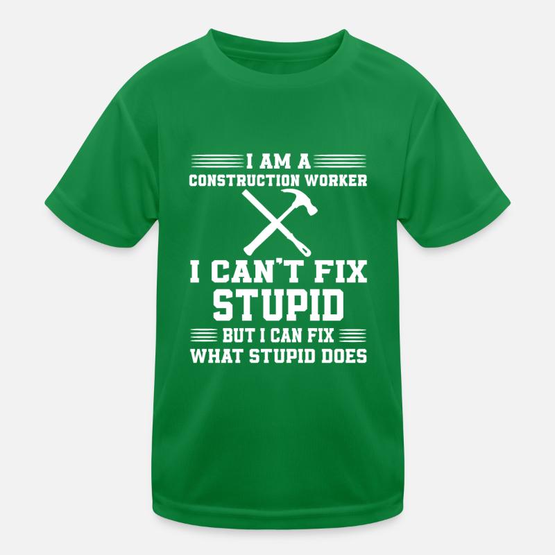 Bauarbeiter Geschenk Kinder Funktions-T-Shirt
