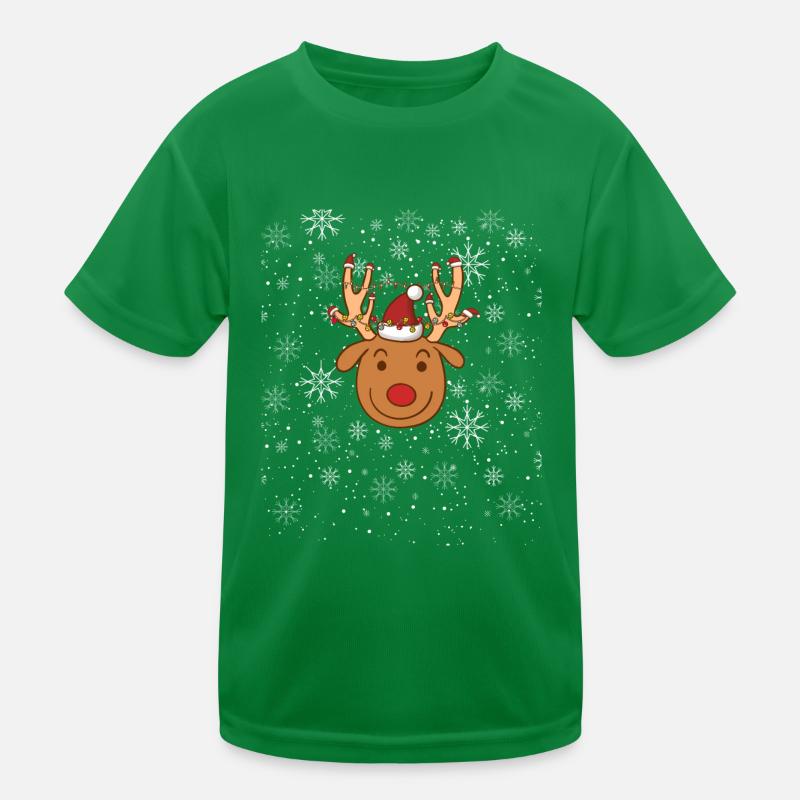 Rennes Noël Neige T-shirt sport Enfant