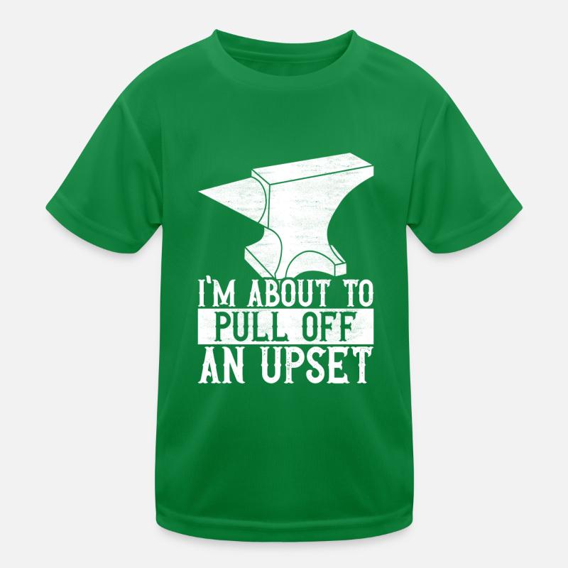 Blacksmith Forging Anvil Kids Functional T-Shirt