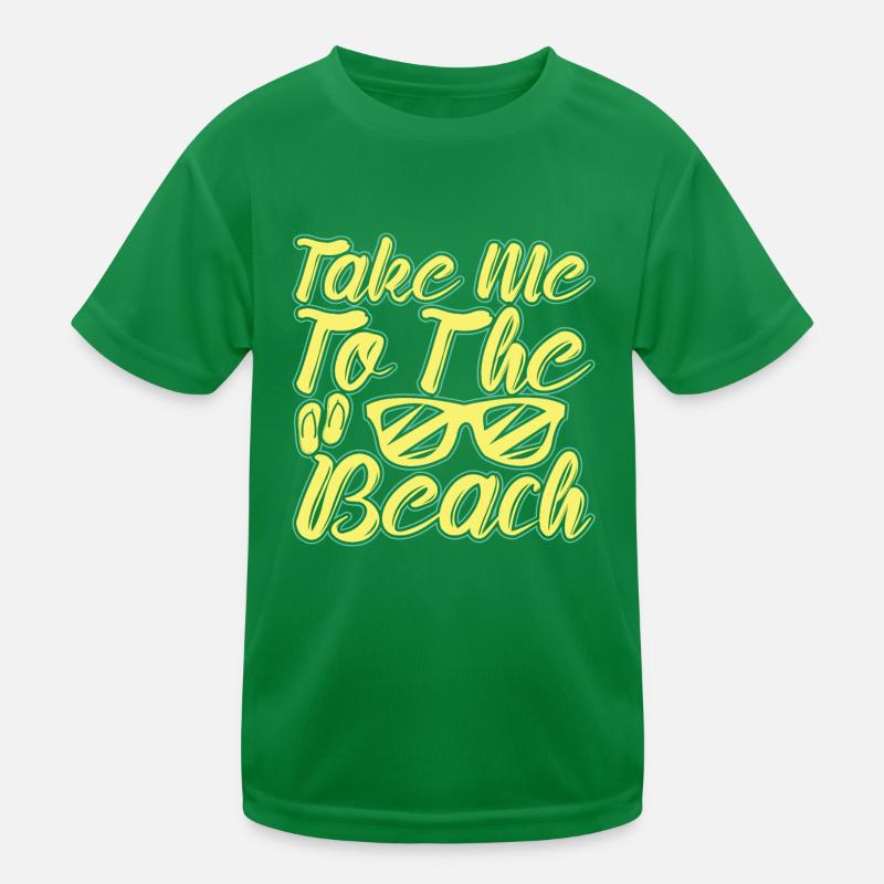 Bring Mich Zum Strand - Sonnenuntergangsstrand Kinder Funktions-T-Shirt