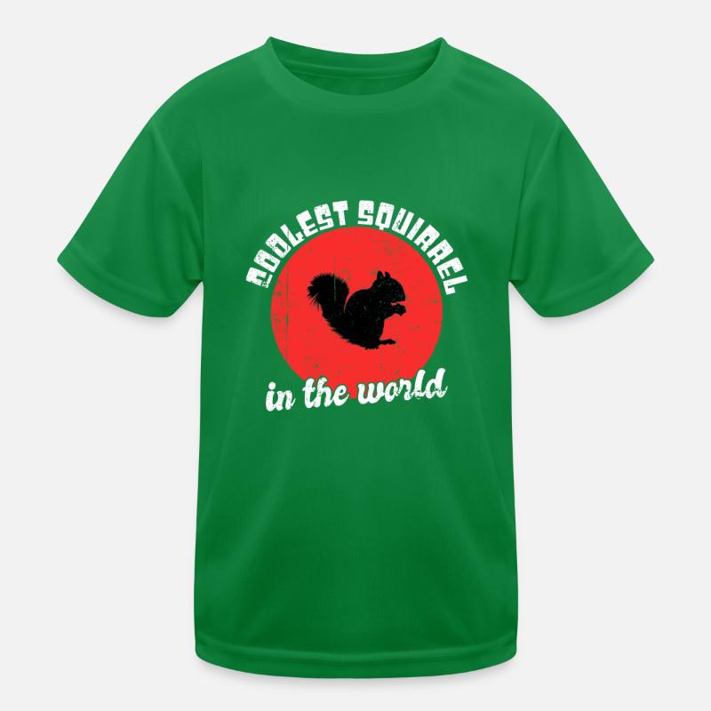 Cool squirrel saying Kids Functional T-Shirt