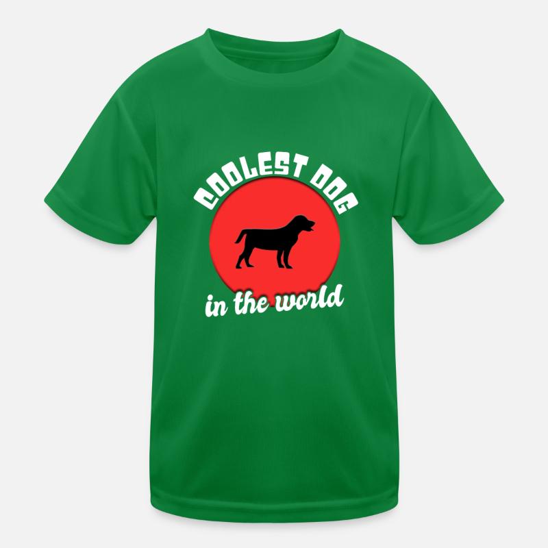 Cooler Hund Spruch Kinder Funktions-T-Shirt