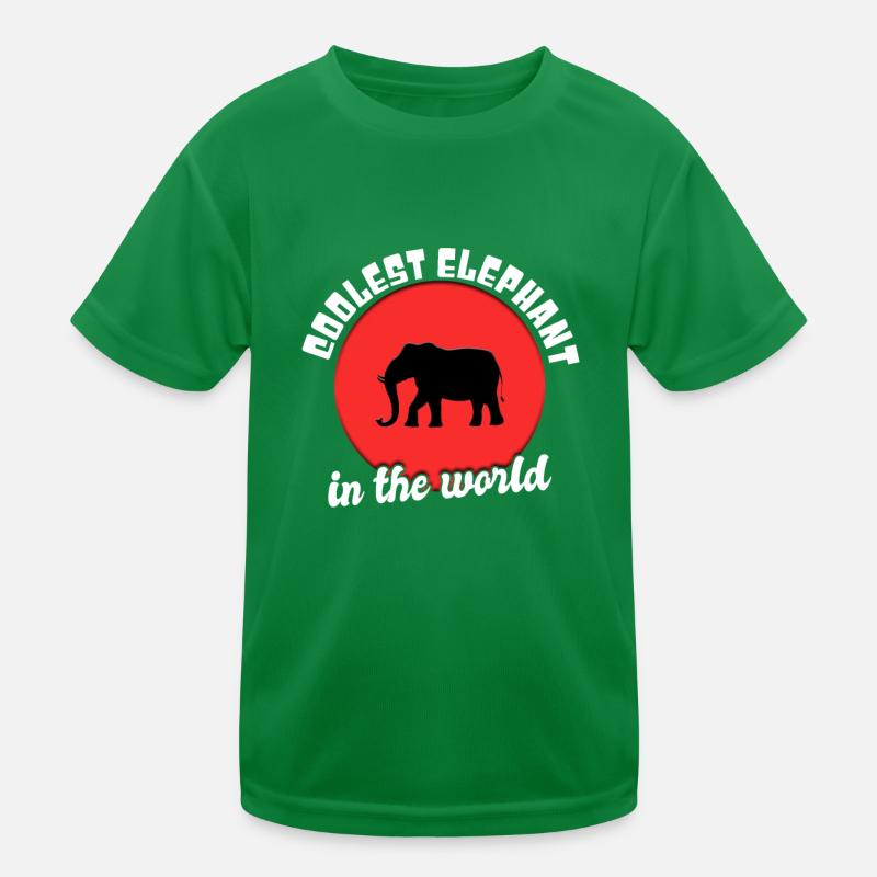 Cooler Elefant Spruch Kinder Funktions-T-Shirt