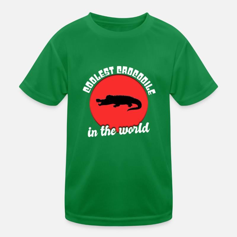 Dicton de crocodile cool T-shirt sport Enfant