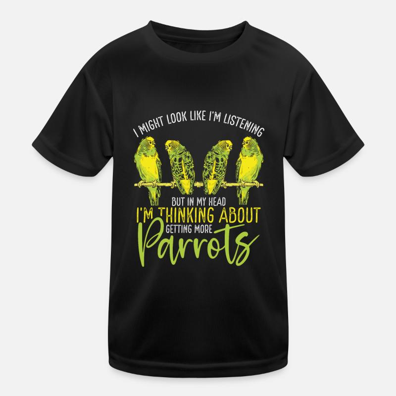 I need more budgerigar parrots Kids Functional T-Shirt