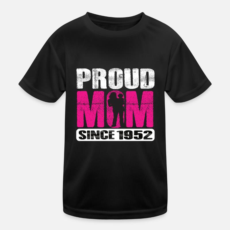 Proud Mom Since 1952 Kids Functional T-Shirt