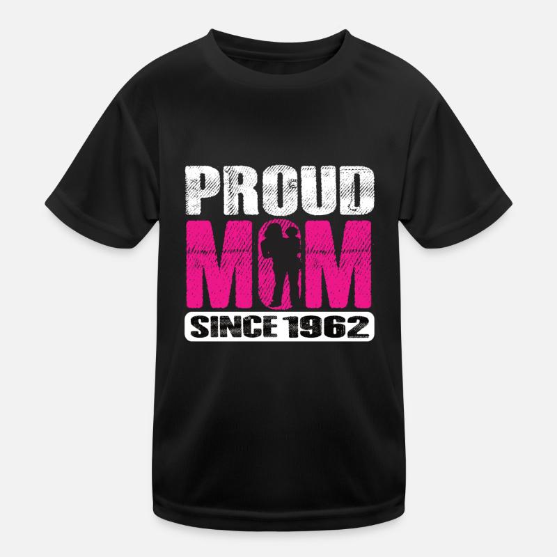 Maman fière depuis 1962 T-shirt sport Enfant