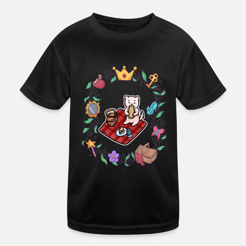 Conte de fées de pique-pour chat T-shirt sport Enfant