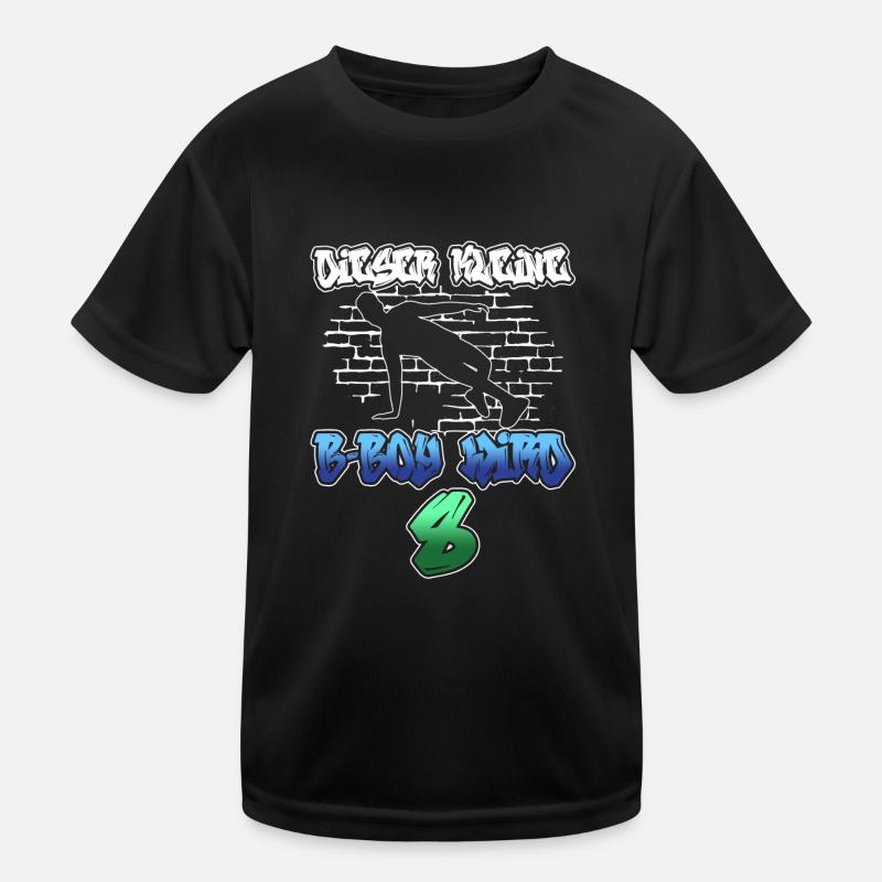 Dieser Kleine B-Boy Wird 8 - Breakdance Kinder Funktions-T-Shirt