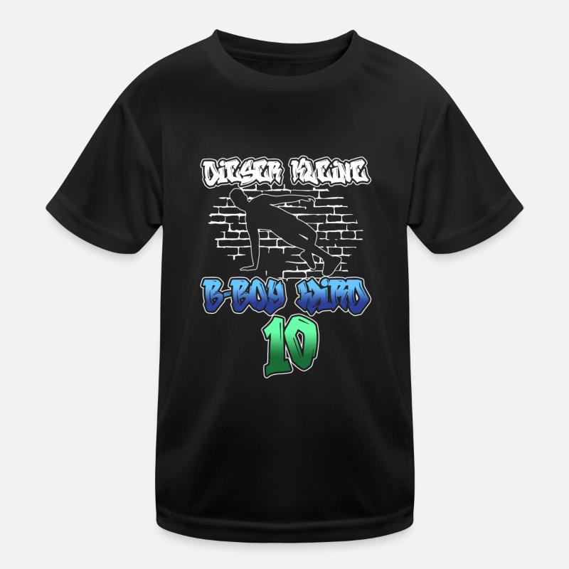 Dieser Kleine B-Boy Wird 10 - Breakdance Kinder Funktions-T-Shirt