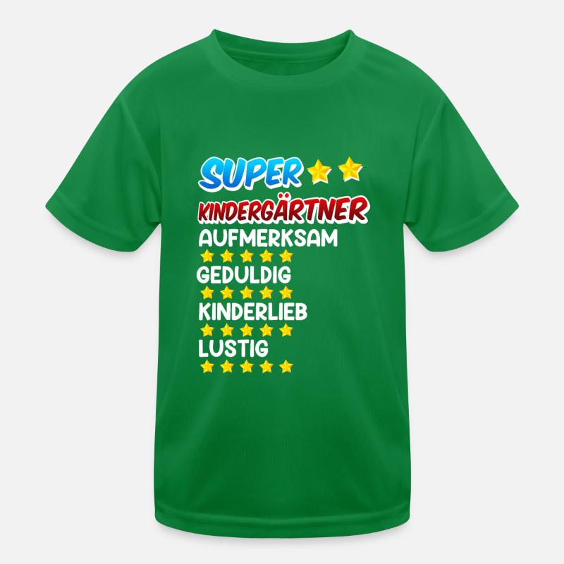 Definition eines Super Kindergärtner Kinder Funktions-T-Shirt