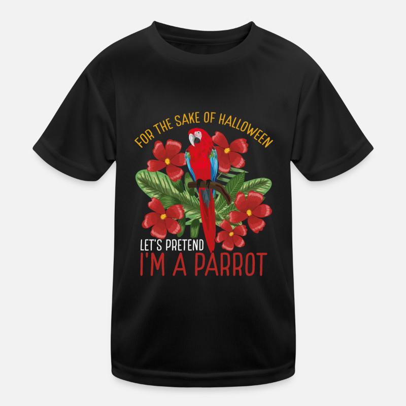 I'm a parrot on Halloween Kids Functional T-Shirt