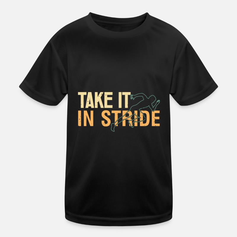 Run Runners Take it in Stride Kinder Funktions-T-Shirt