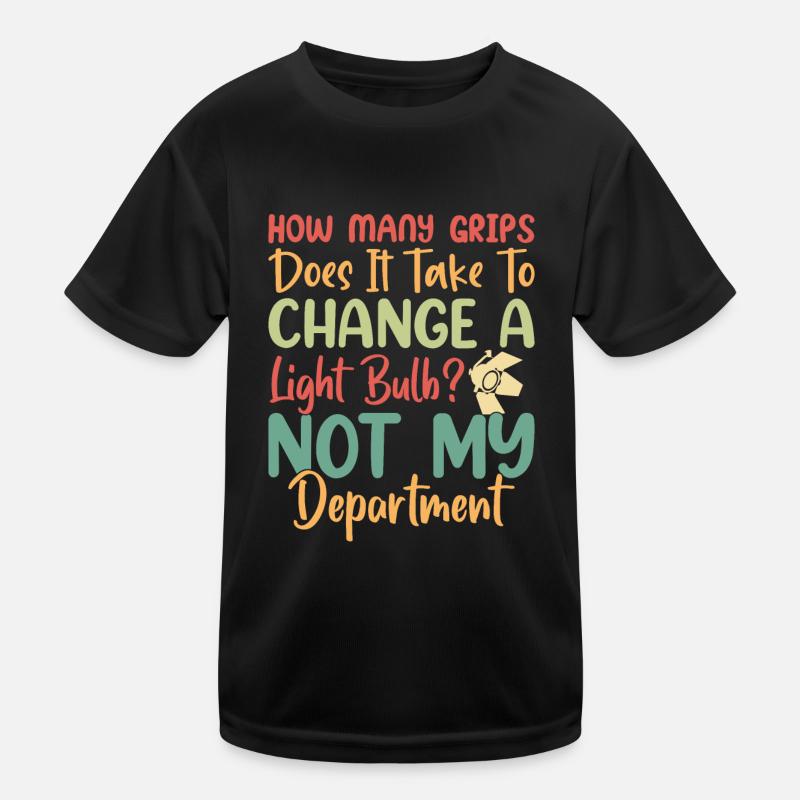 How many grips does it take to chance .. Kids Functional T-Shirt