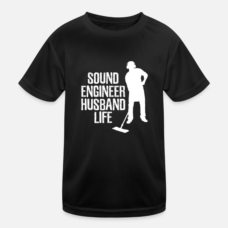 Sound Engineer Sound Engineer Husband Kids Functional T-Shirt
