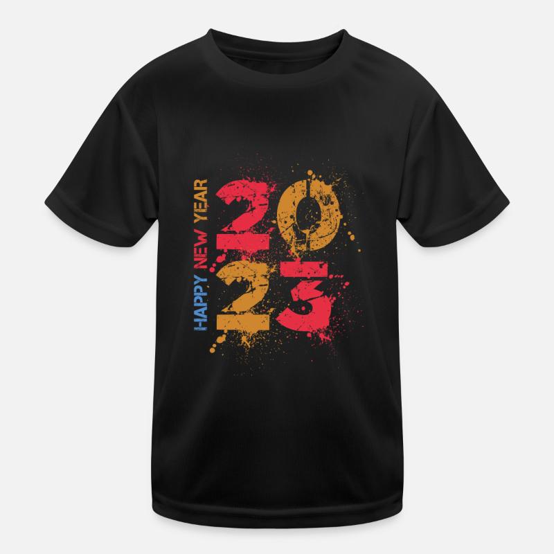 Joyeux Nouvel An 2023 Réveillon du Nouvel An Noël T-shirt sport Enfant