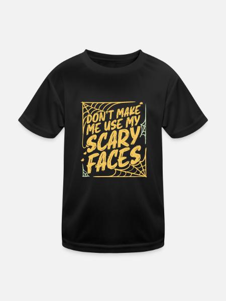 Halloween - Kids Functional T-Shirt - black - Front