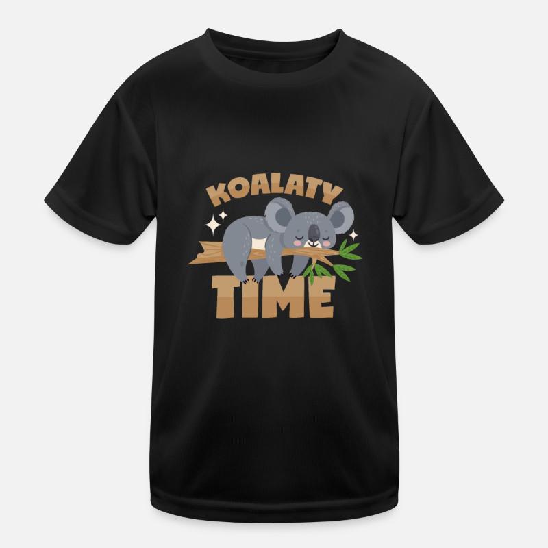 Koala Wortwitz Kinder Funktions-T-Shirt