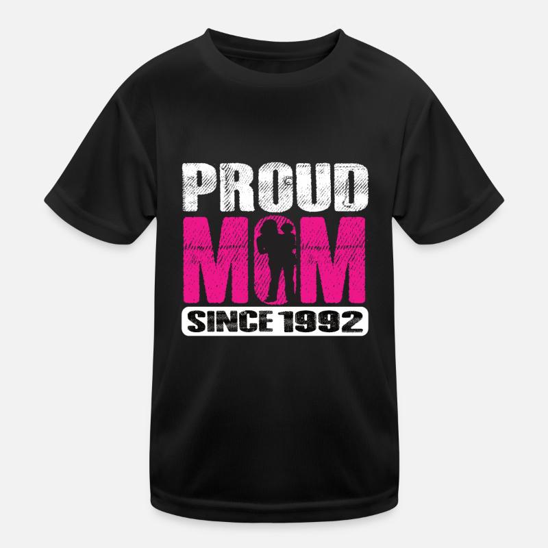 Proud Mom Since 1992 Kinder Funktions-T-Shirt