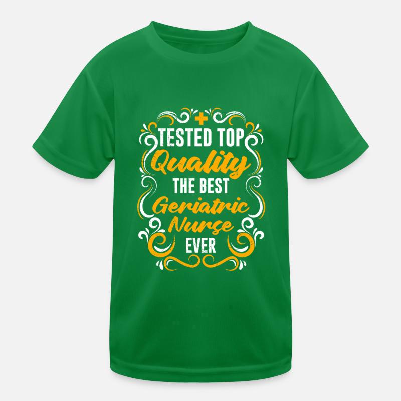 Tested top quality the best geriatric nurse Kids Functional T-Shirt
