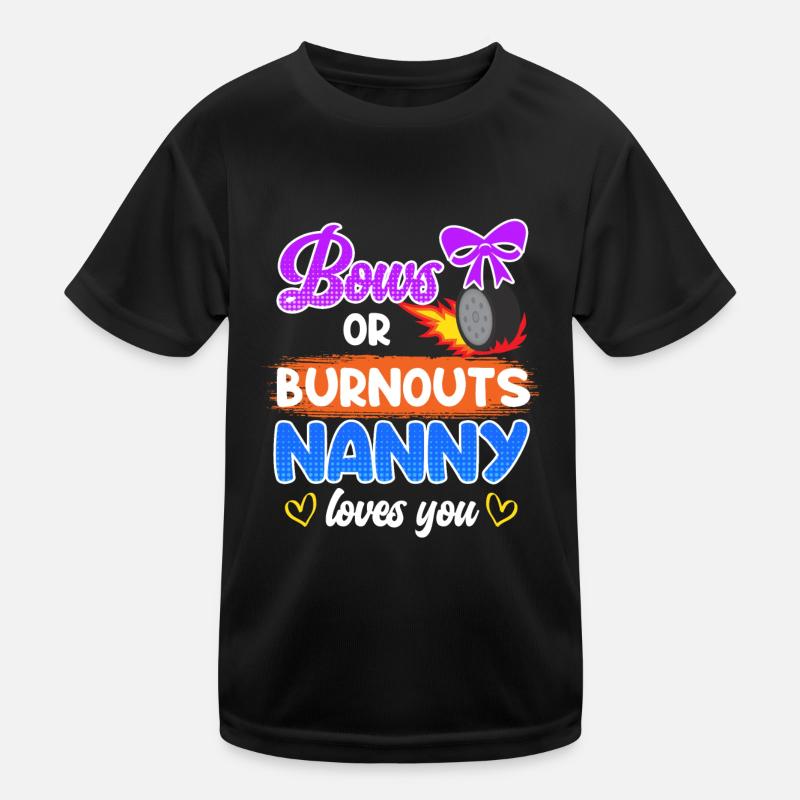 Schleife oder Burnout hab dich lieb Tagesmutter Kinder Funktions-T-Shirt