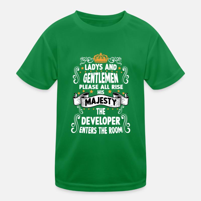 Software Developer T funny saying computer scientist Kids Functional T-Shirt