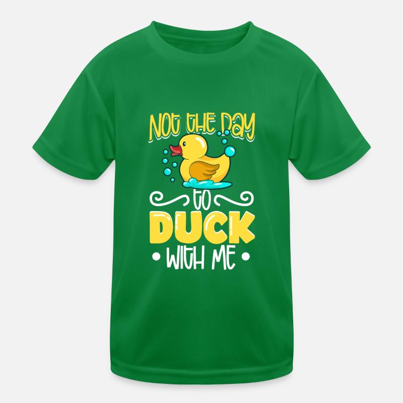 Rubber Duck Ducks Bird Hunt Duck lover Gift Idea Kinder Funktions-T-Shirt