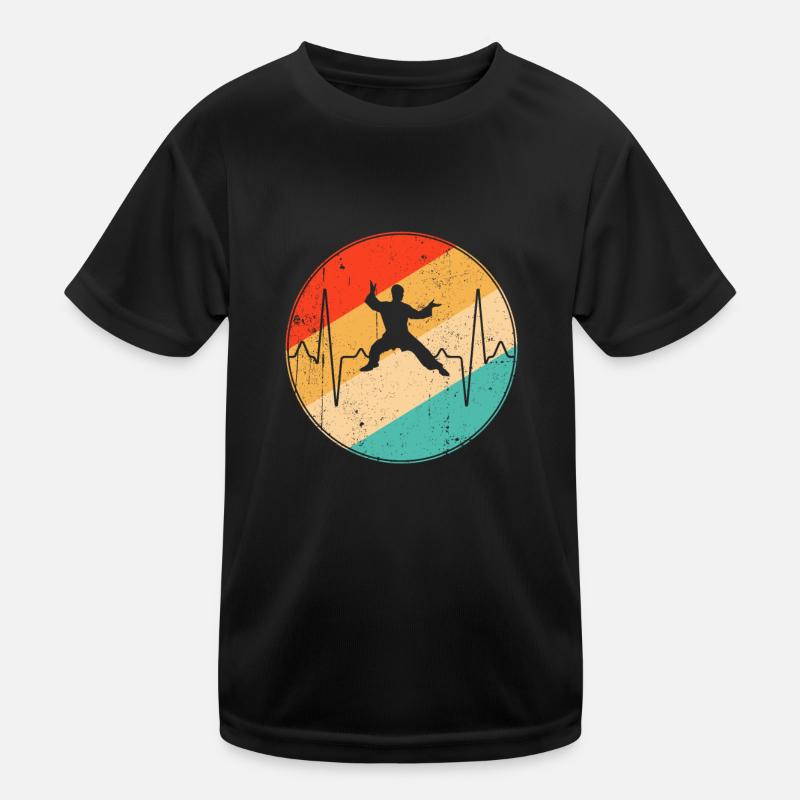 mma retro herzschlag Kinder Funktions-T-Shirt
