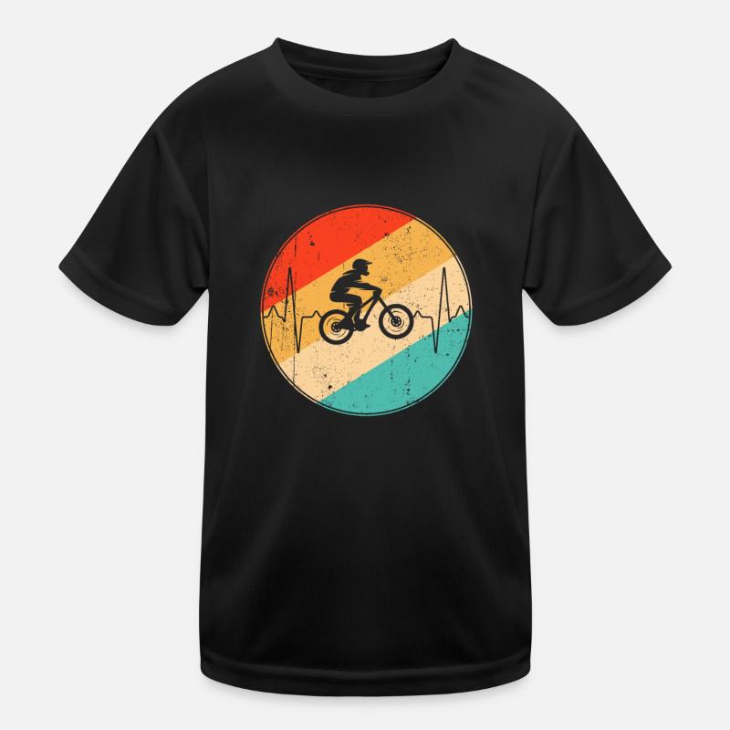 VTT Retro Heartbeat T-shirt sport Enfant