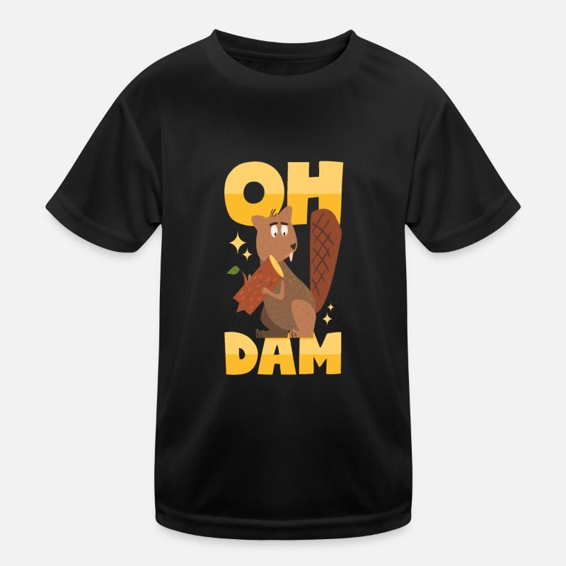 Beaver puns Kids Functional T-Shirt