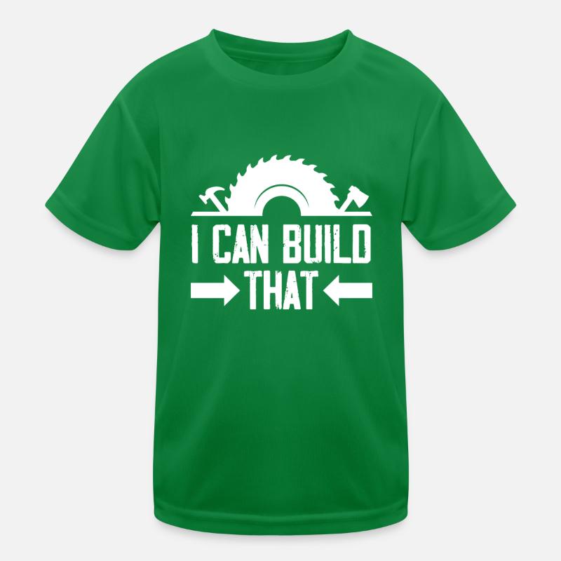DIY craftsman carpenter gift Kids Functional T-Shirt