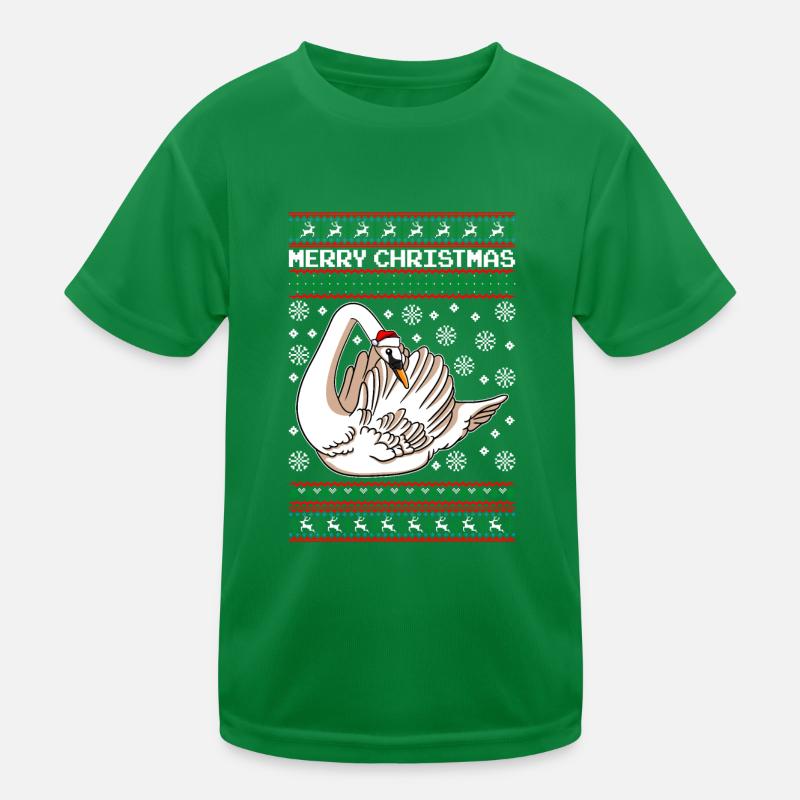 Cygne Moche Noël T-shirt sport Enfant
