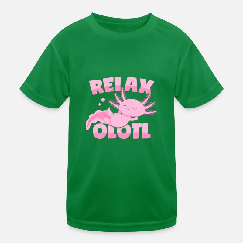 Jeu de mots axolotl relaxant: Relaxolotl T-shirt sport Enfant