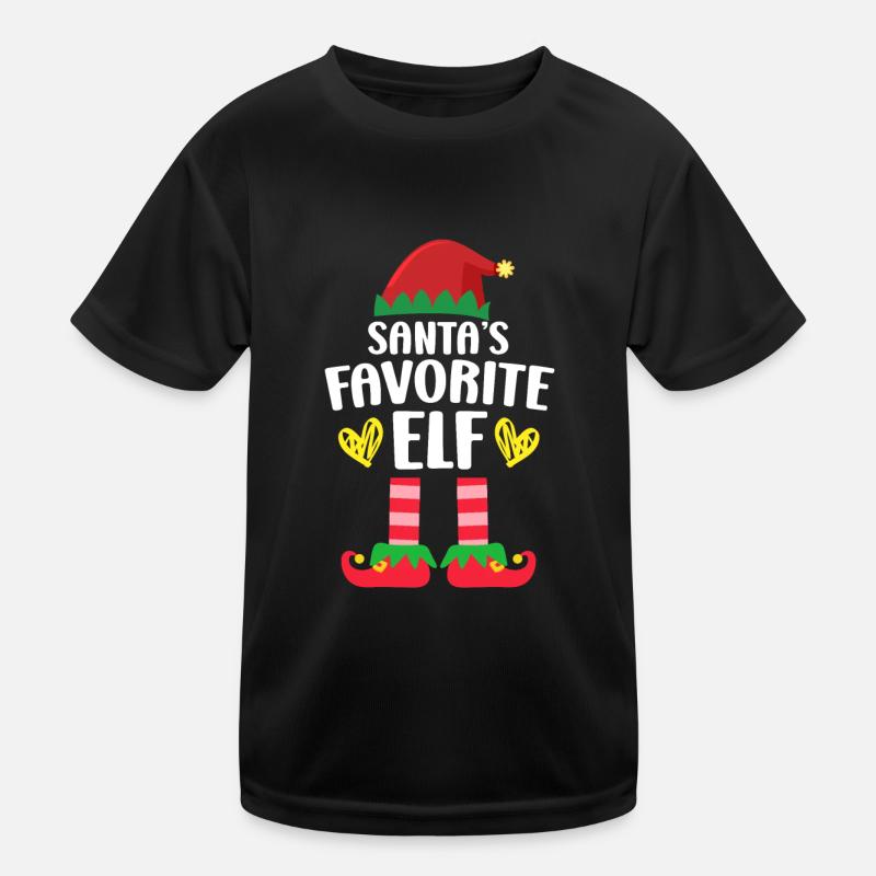 Santa's favorite elf Nicholas Kids Functional T-Shirt