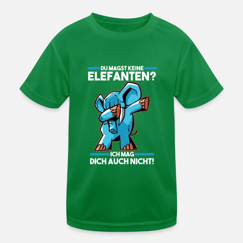 Dickhäuter Rüsseltier Dabbing Elefant Kinder Funktions-T-Shirt